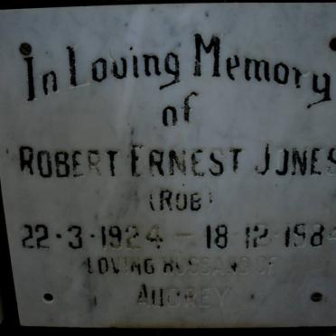 JONES Robert Ernest 1924-1984