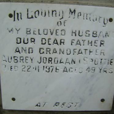 JORDAAN Aubrey -1976