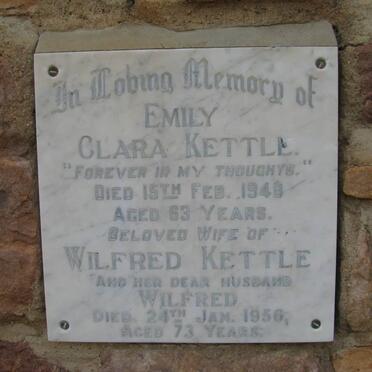 KETTLE Wilfred -1956 &amp; Emily Clara -1948