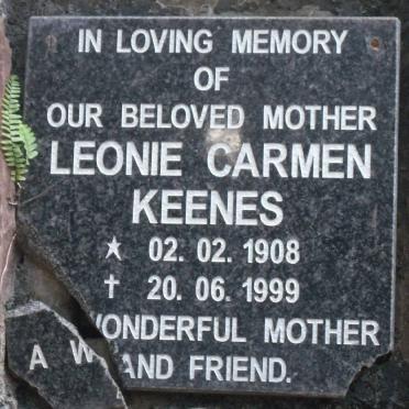 KEENES Leonie Carmen 1908-1999