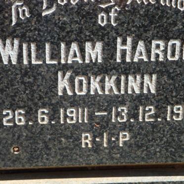 KOKKINN William Harold 1911-1992