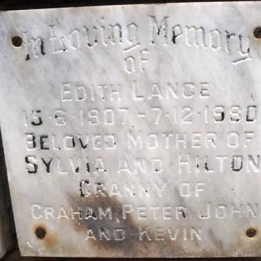 LANGE Edith 1907-1980