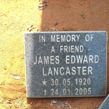 LANCASTER James Edward 1920-2005