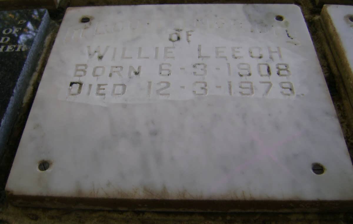 LEECH Willie 1908-1979