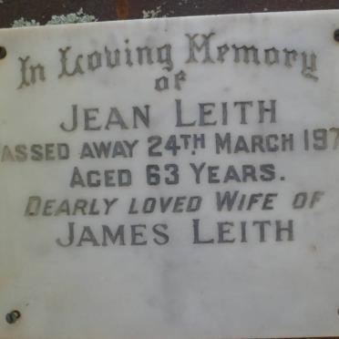LEITH Jean -1970