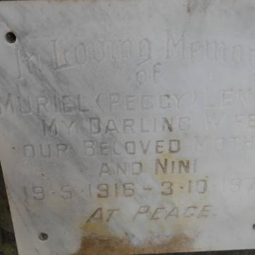 LENTIN Muriel 1916-1979