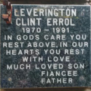 LEVERINGTON Clint Errol 1970-1991