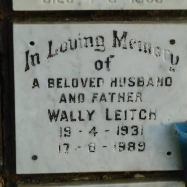 LEITCH Wally 1931-1989