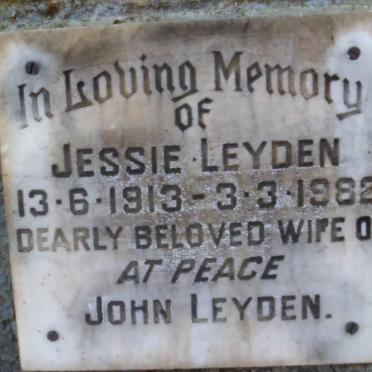LEYDEN Jessie 1913-1982