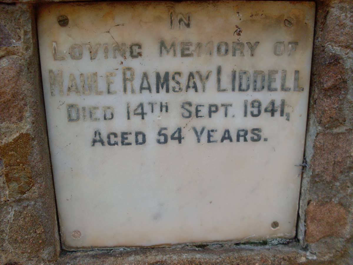 LIDDELL Maule Ramsay -1941