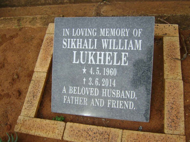 LUKHELE Sikhali William 1960-2014