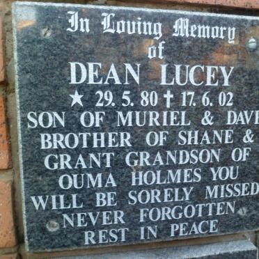 LUCEY Dean 1980-2002
