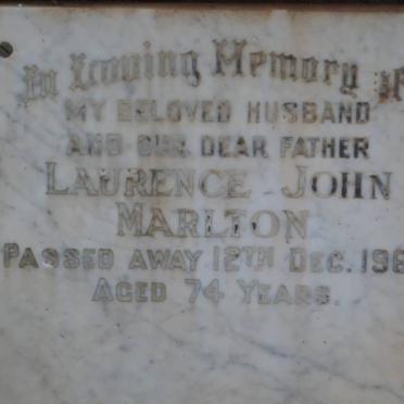 MARLTON Laurence John -1962