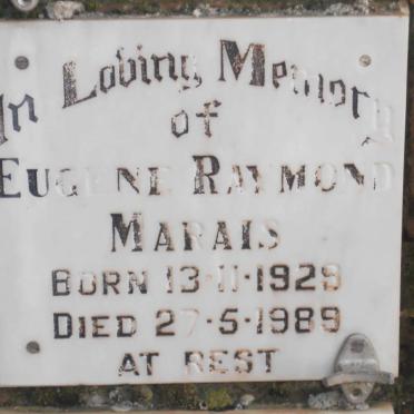 MARAIS Eugene Raymond 1929-1989