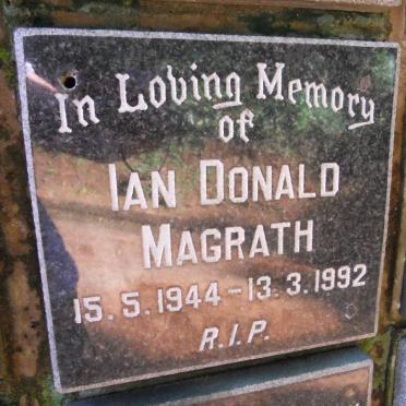 MAGRATH Ian Donald 1944-1992