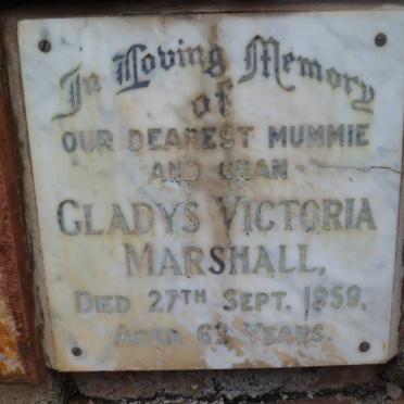 MARSHALL Gladys Victoria -1959