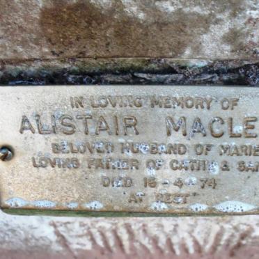 MACLEOD Alistair -1974