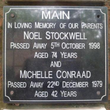 MAIN Noel Stockwell -1998 &amp; Michelle Conraad -1979
