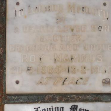 MARINUS Roy 1964-1982