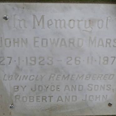 MARSH John Edward 1923-1979