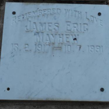 MAYHEW James Eric 1917-1991