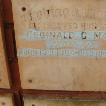 MAYO Reginald C. 1904-1974