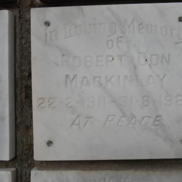 MACKINLAY Robert Don 1911-1980