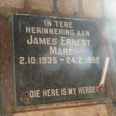 MARE James Ernest 1935-1992