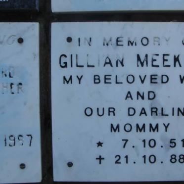 MEEKINGS Gillian 1951-1988