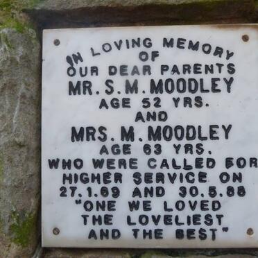 MOODLEY S.M. -1969 &amp; M. -1988