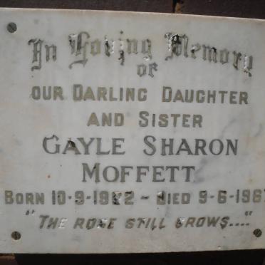 MOFFETT Gayle Sharon 1902-1967