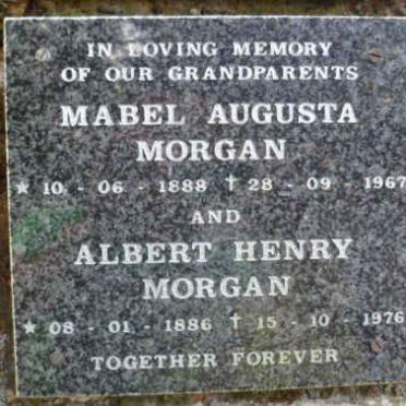 MORGAN Albert Henry 1886-1976 &amp; Mabel Augusta 1888-1967
