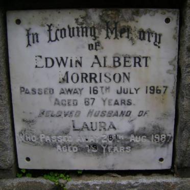 MORRISON Edwin Albert -1967 &amp; Laura -1987