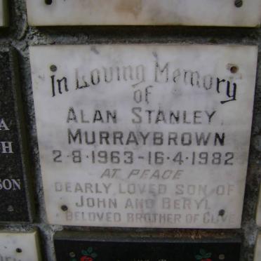 MURRAYBROWN Alan Stanley 1963-1982