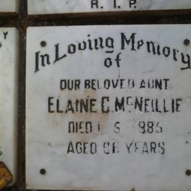 McNEILLIE Elaine C. -1985