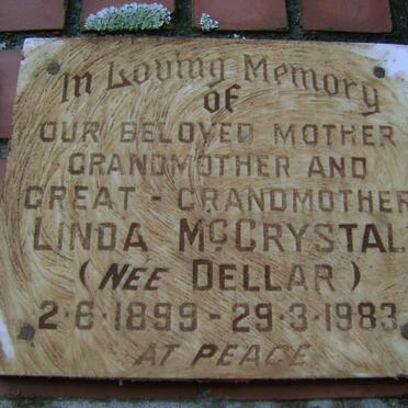 McCRYSTAL Linda nee DELLAR 1899-1983