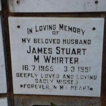 McWHIRTER James Stuart 1955-1991
