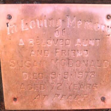 McDONALD Susan -1978