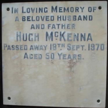 McKENNA Hugh -1970