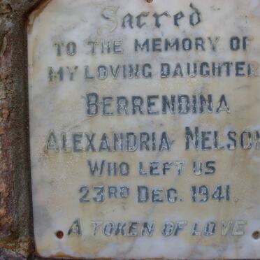 NELSON Berrendina Alexandria -1941