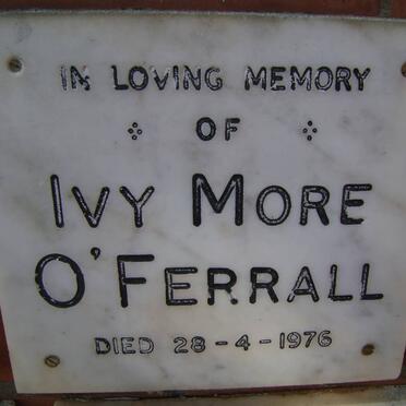 O'FERRALL Ivy More -1976