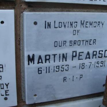 PEARSON Martin 1953-1991