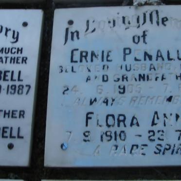 PENALUNA Ernie 1905-1987 &amp; Flora Annie 1910-1990