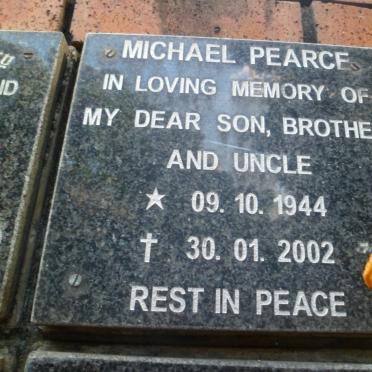 PEARCE Michael 1944-2002