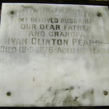 PEARCE Ivan Clinton -1976