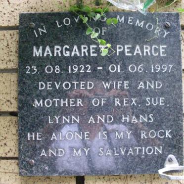 PEARCE Margaret 1922-1997