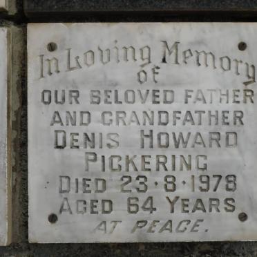 PICKERING Denis Howard -1978