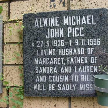 PIGG Alwine Michael John 1936-1996