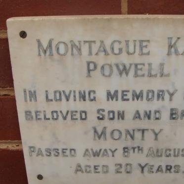 POWELL Montague Karl -1970