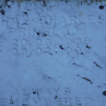 PRINSLOO Johan Charles 1938-1992